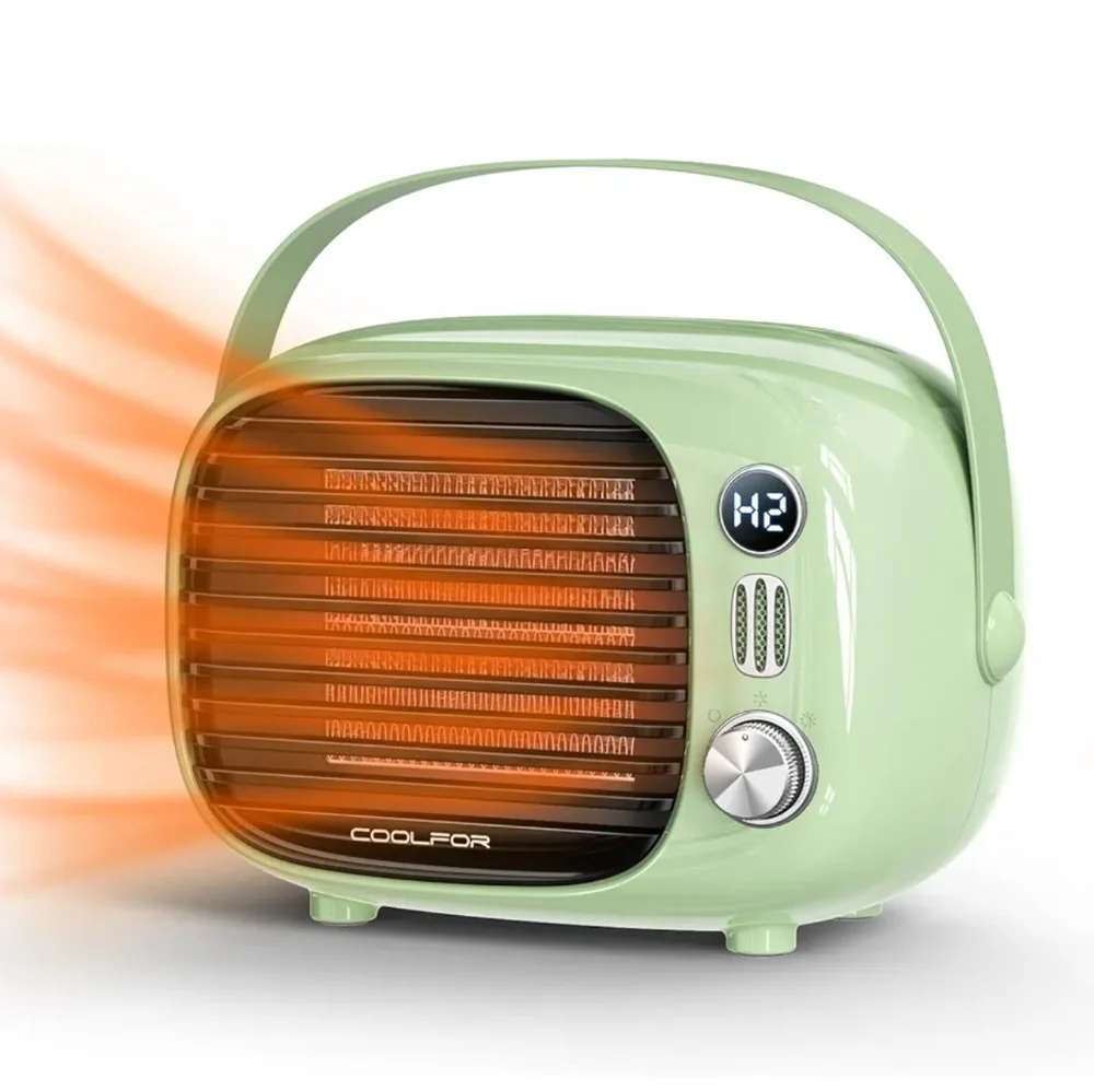🆕 retro green space heater